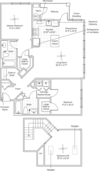 The Bingham                                        Floorplan Image